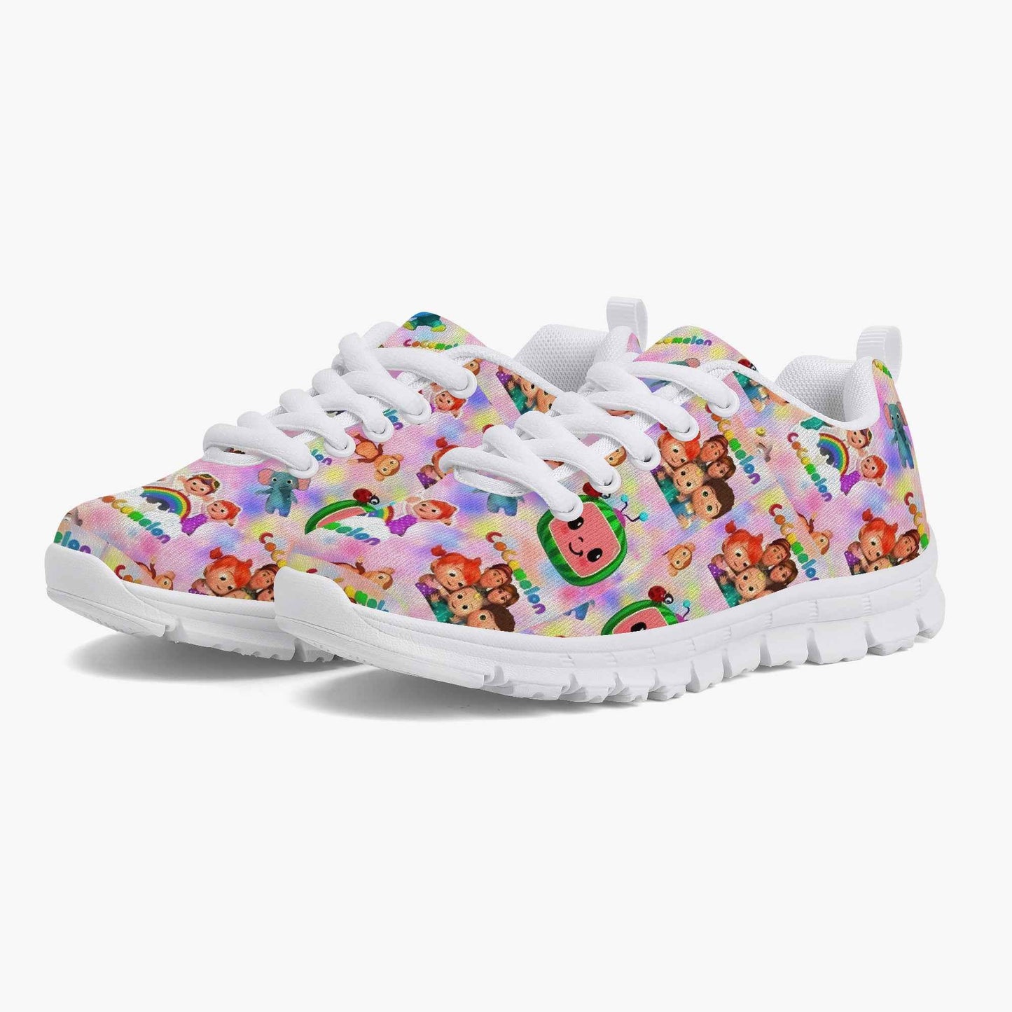 CoComelon Kids' Lightweight Sneakers - White