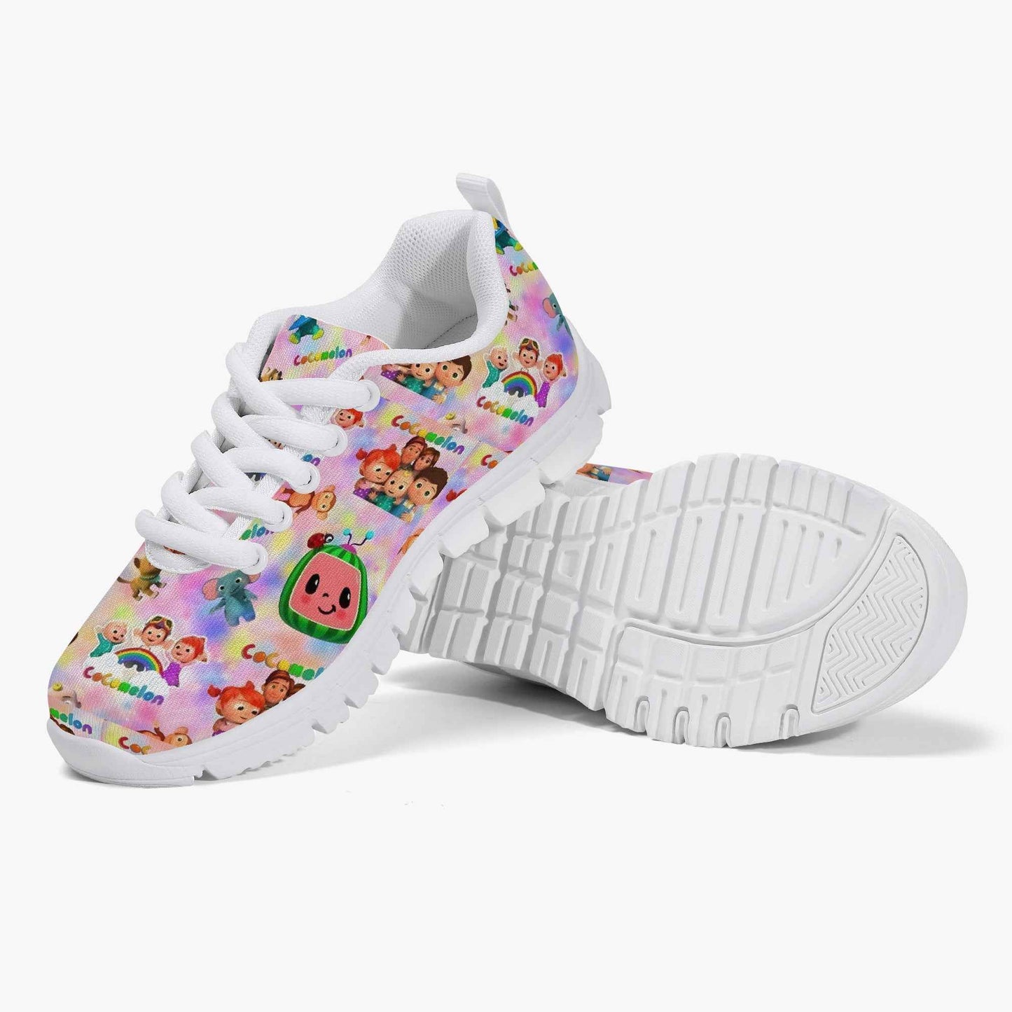 CoComelon Kids' Lightweight Sneakers - White