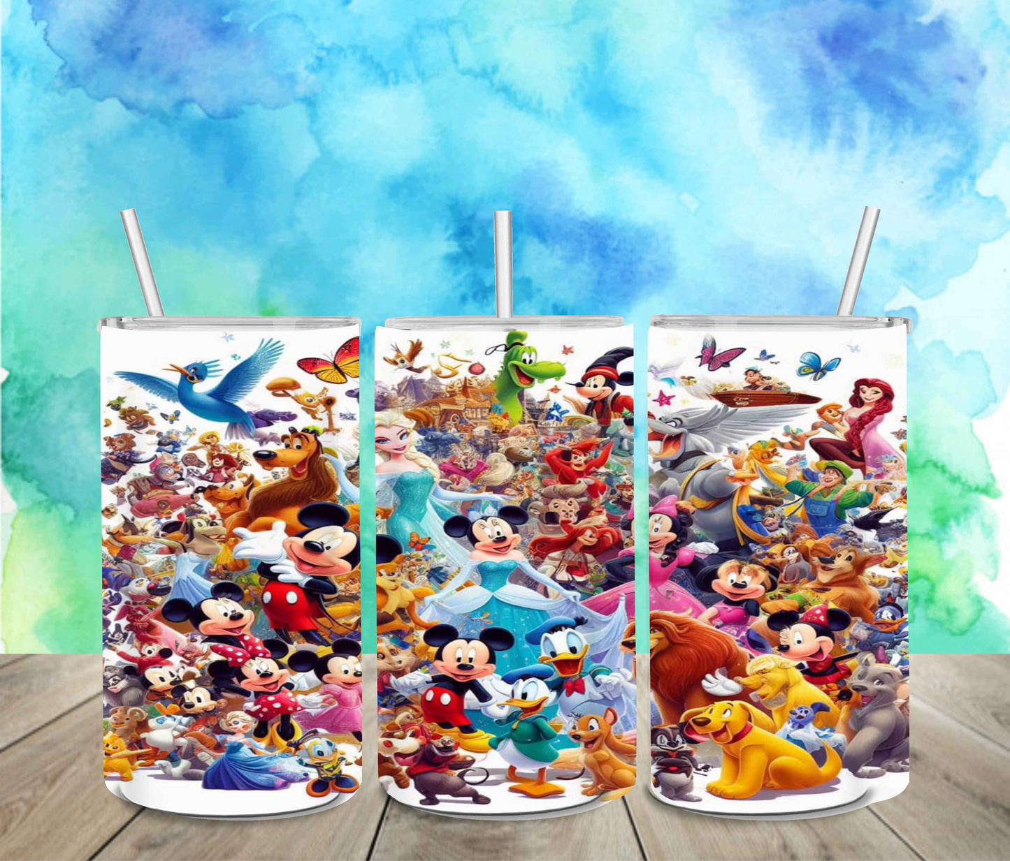 Disney Character 12oz Sippy or Skinny Tumbler