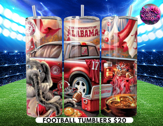 Tailgate Football Tumblers