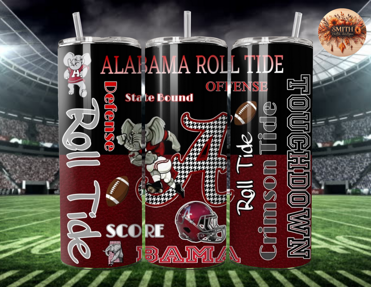 Alabama Football Tumbler