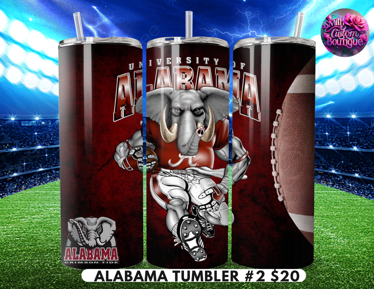 Alabama Football Tumbler