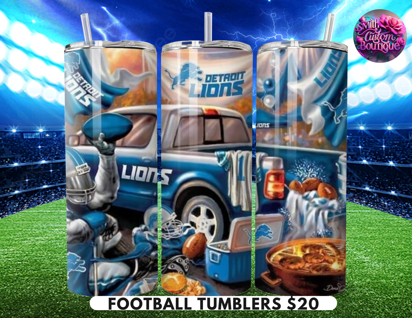 Tailgate Football Tumblers