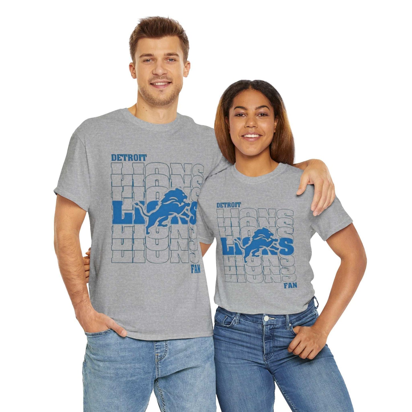 Detroit Lions Fan Unisex Cotton Tee – Perfect for Game Day!
