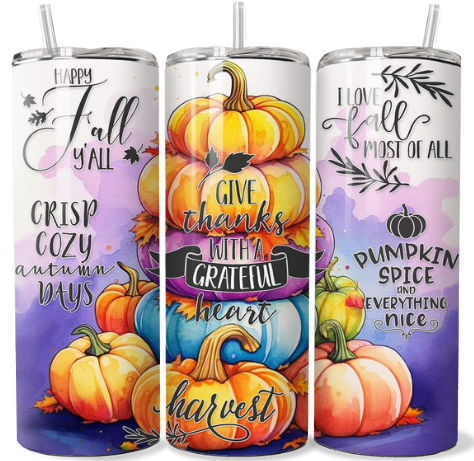 Fall Tumbler Style 1