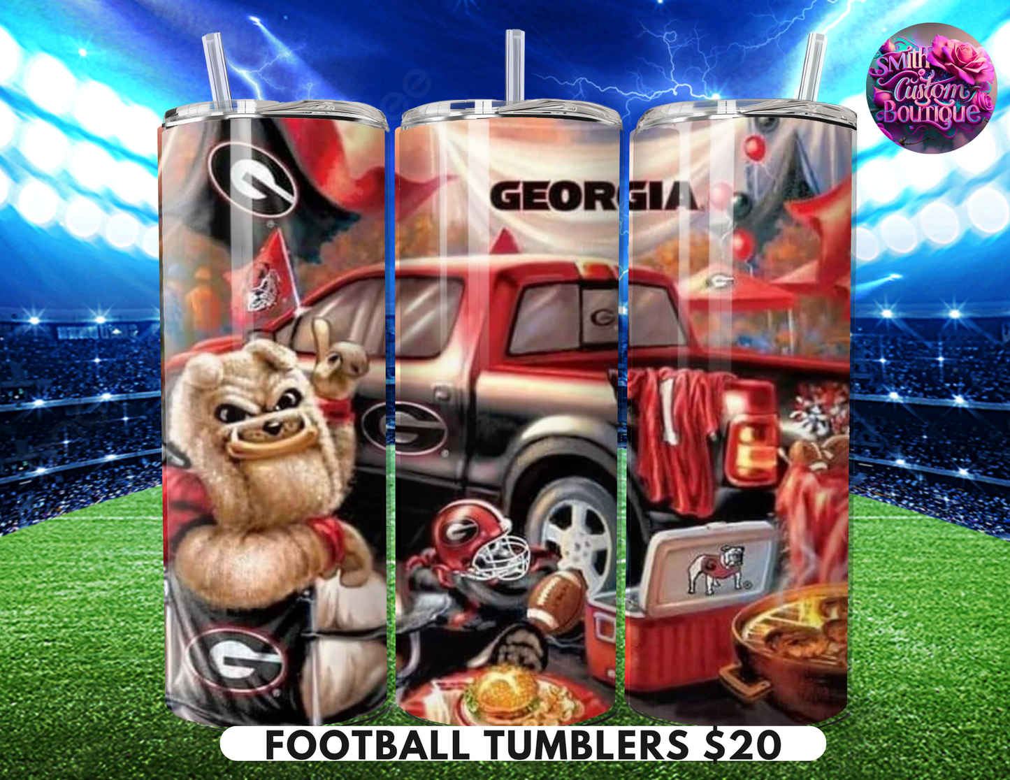 Tailgate Football Tumblers