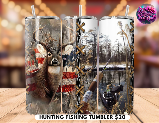 Hunting Fishing Tumbler