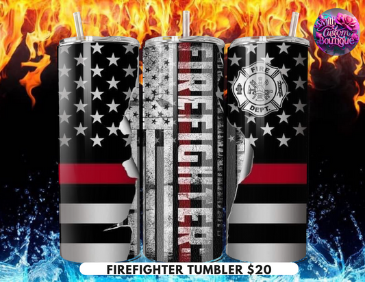 Firefighter Tumbler