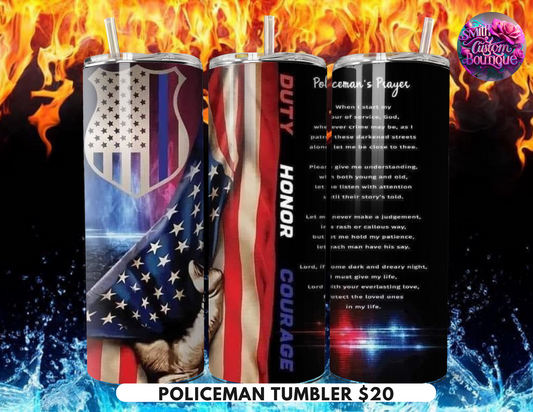 Policeman Tumbler