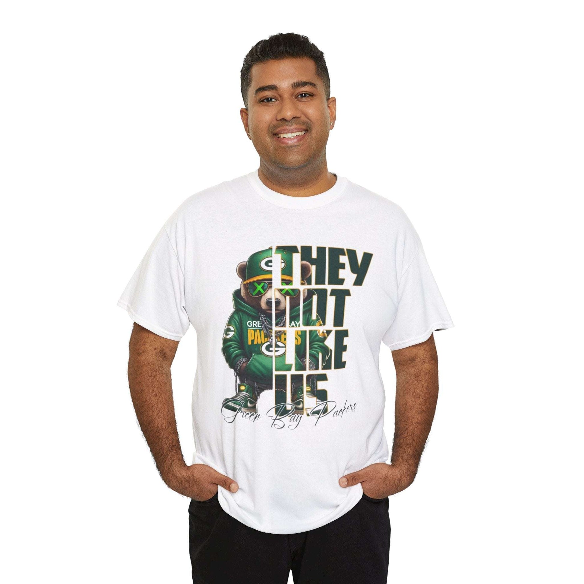 Green Bay Packers Tee - "They Not Like Us" Unisex Cotton Shirt