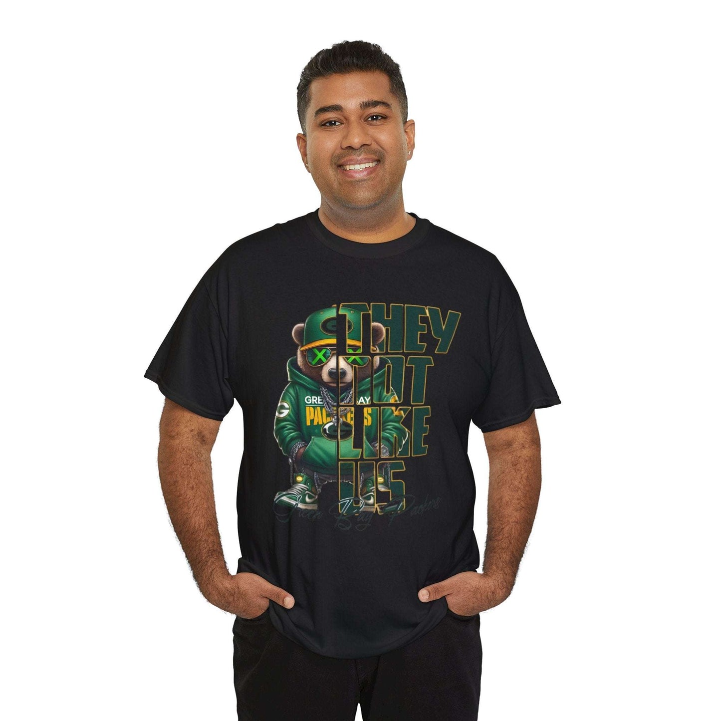 Green Bay Packers Tee - "They Not Like Us" Unisex Cotton Shirt