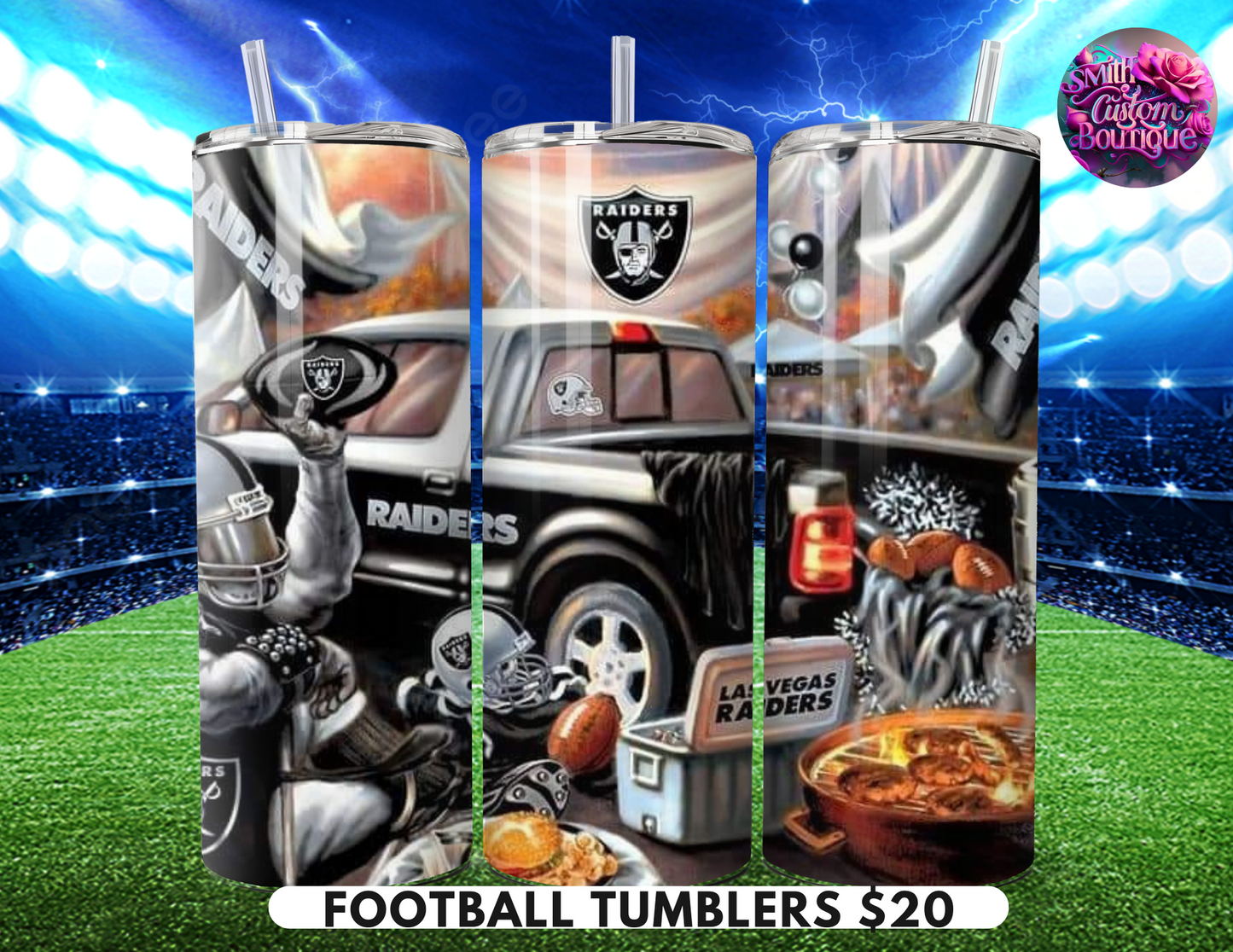 Tailgate Football Tumblers