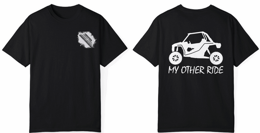 Adventure Cotton T-Shirt - 'My Other Ride' Off-Road Design