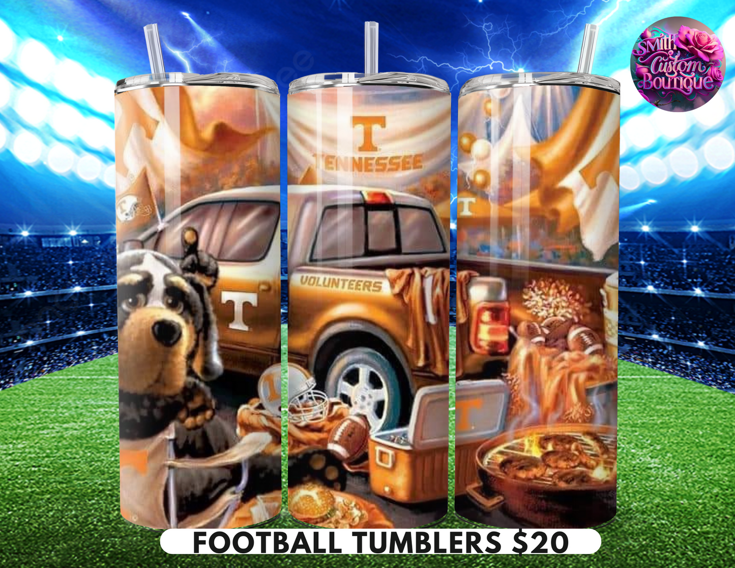 Tailgate Football Tumblers