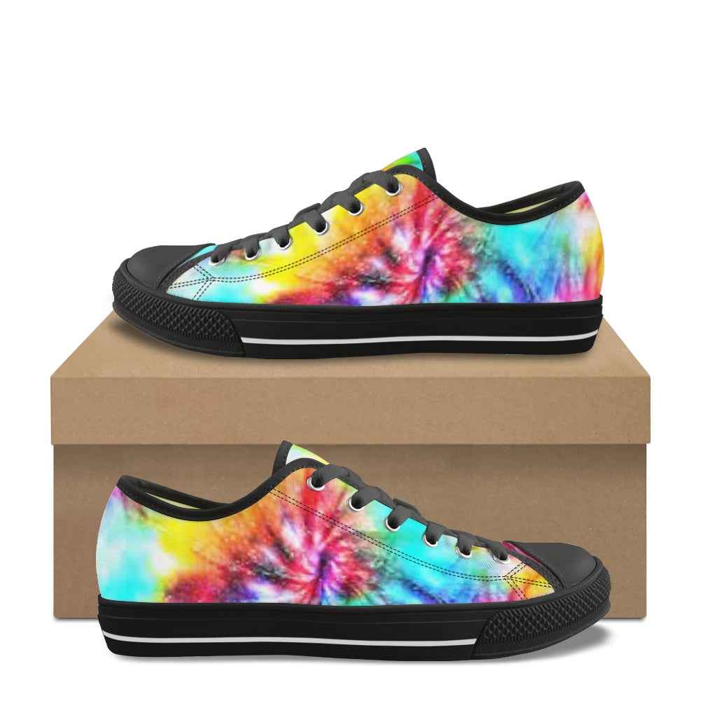 Womans Tie Dye Canvas Shoe