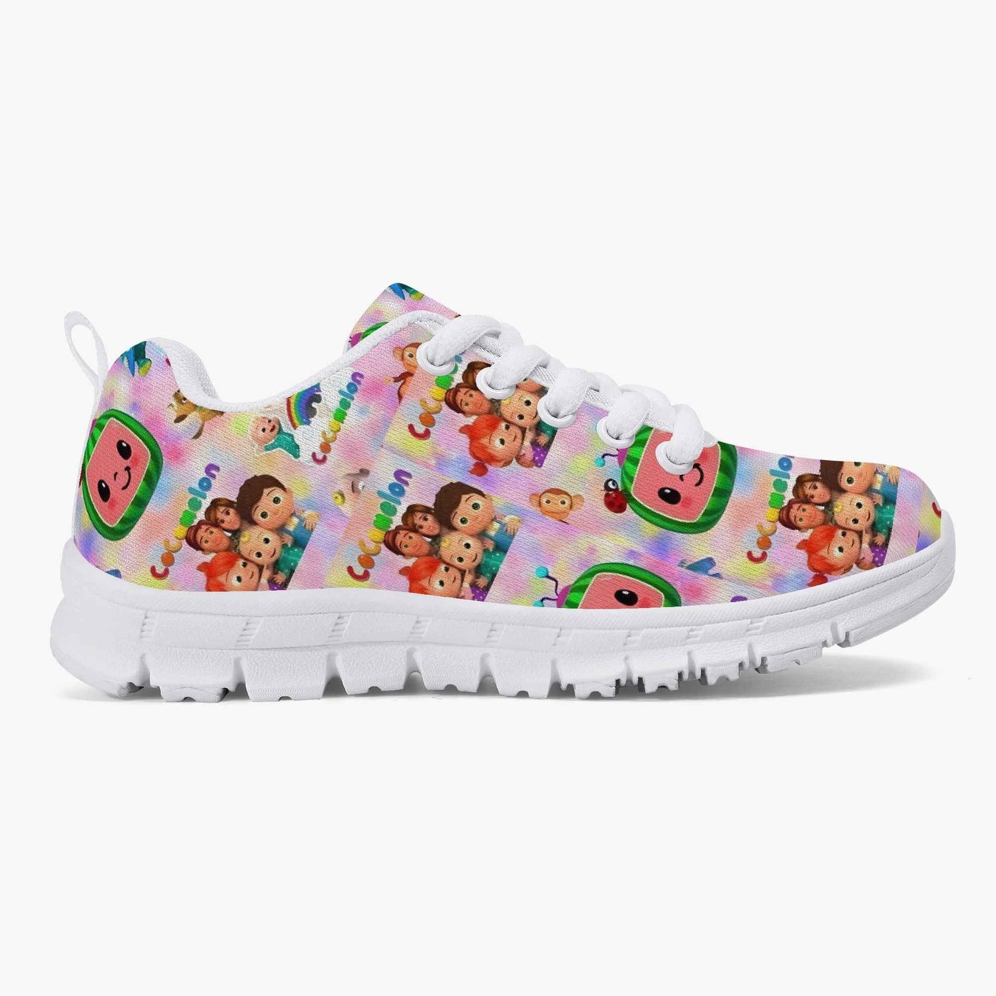 CoComelon Kids' Lightweight Sneakers - White