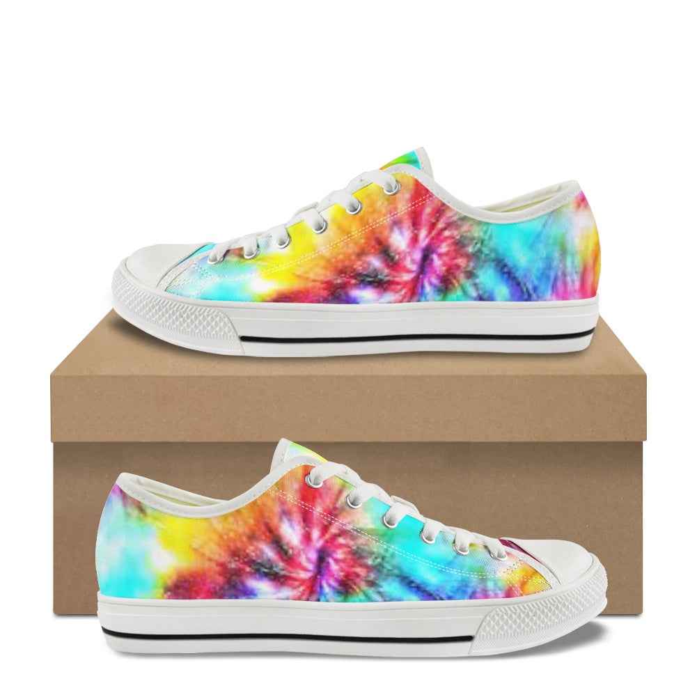 Womans Tie Dye Canvas Shoe
