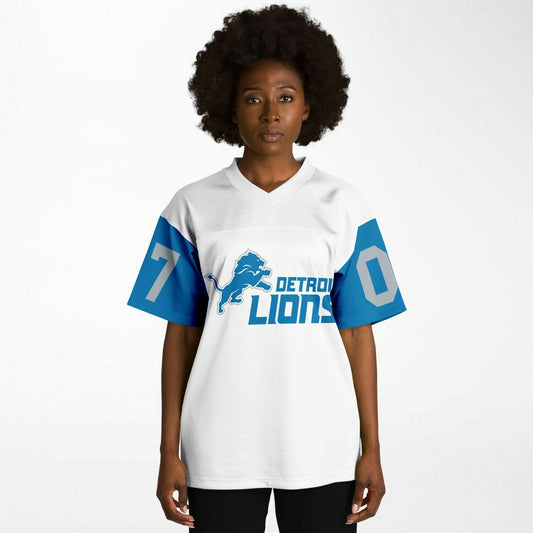 Detroit Lions Custom Football Jersey