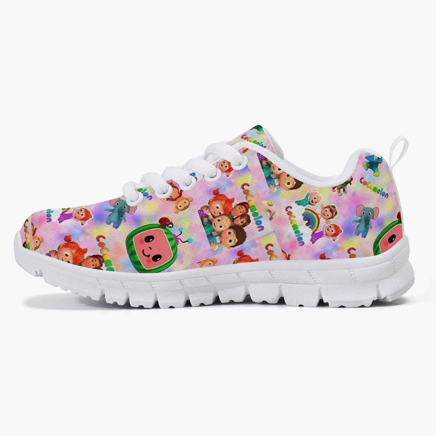 CoComelon Kids' Lightweight Sneakers - White