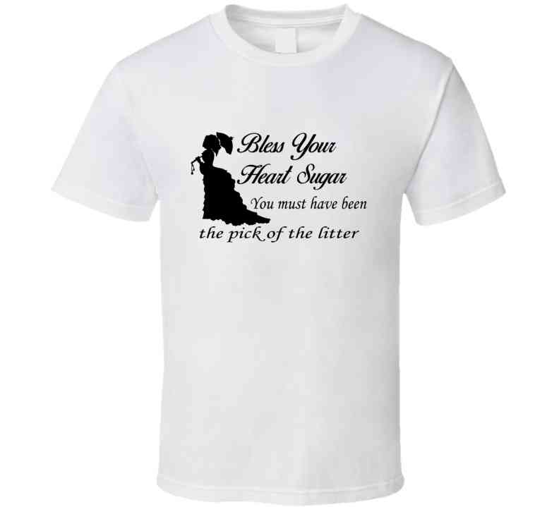 Bless Your Heart White Ladies T Shirt