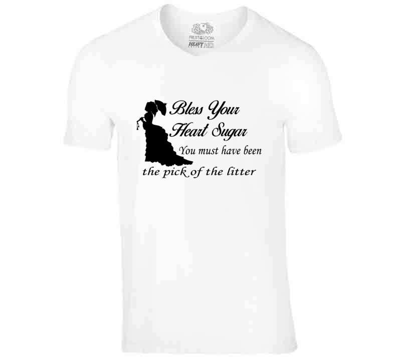 Bless Your Heart White Ladies T Shirt