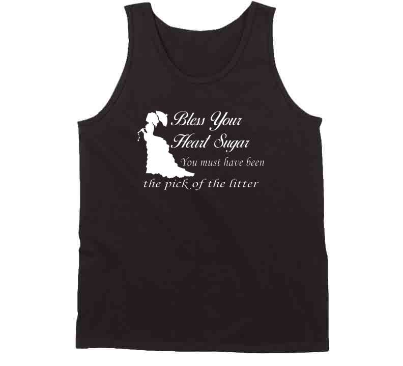 Bless Your Heart Ladies Black T Shirt