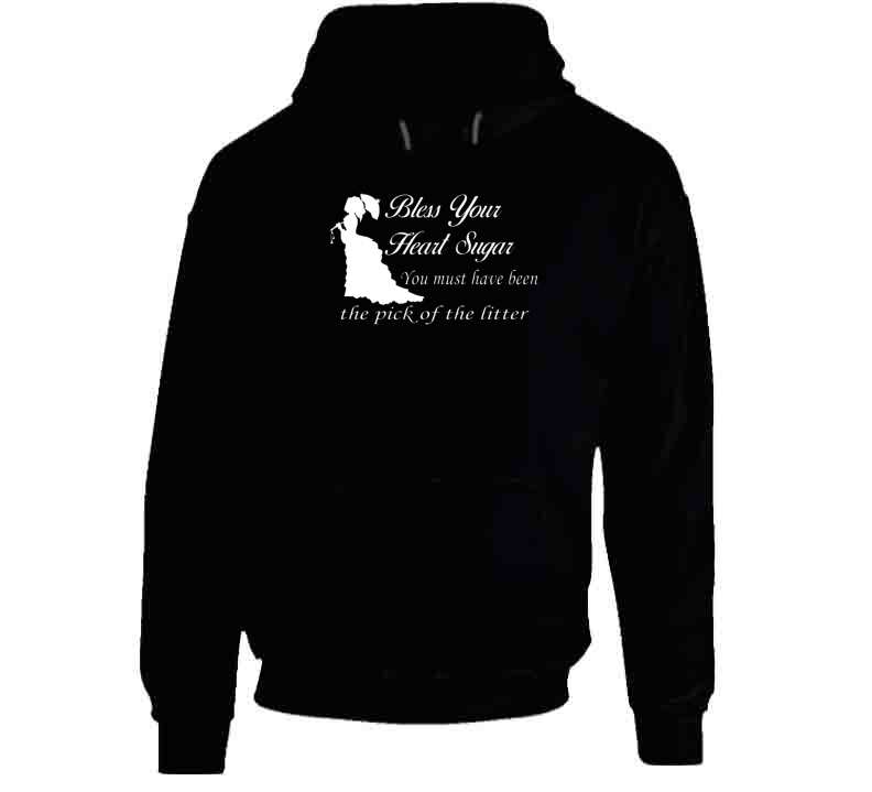 Bless Your Heart Ladies Black T Shirt