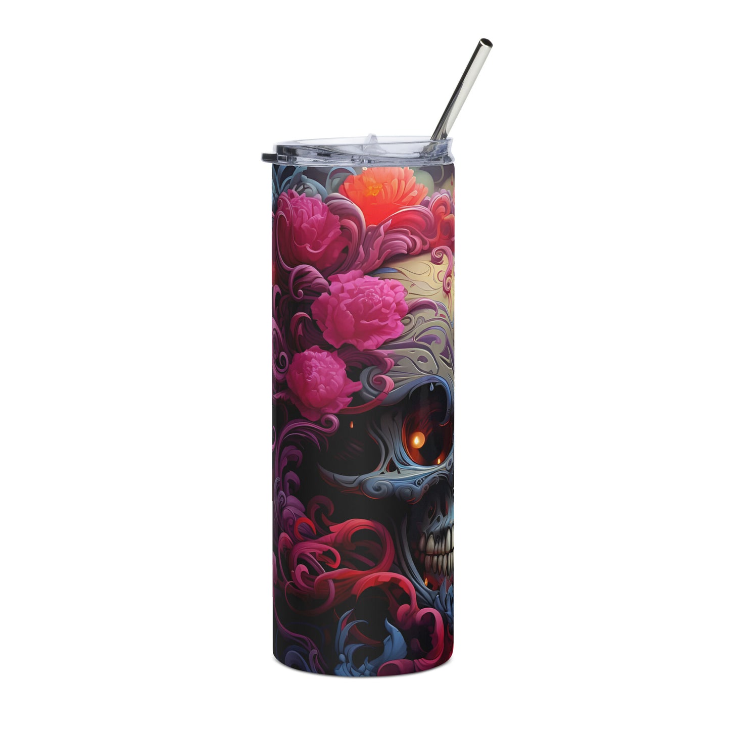 Skull Style 1 Skinny Tumbler