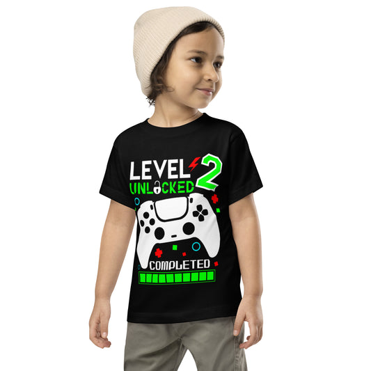 Level 2 Unlocked Toddler Short Sleeve T-Shirt