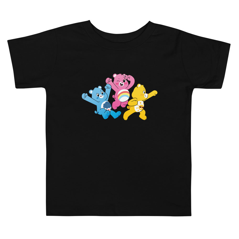 Grumpy, Cheer, and Sunshine Bear Toddler Short Sleeve Tee