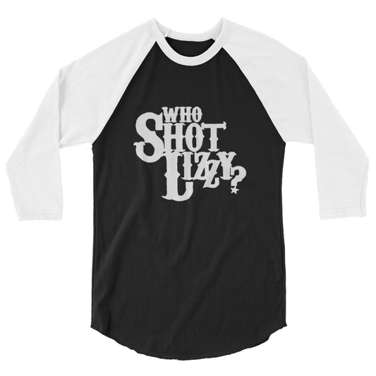 WSL on White Letters 3/4 sleeve raglan shirt