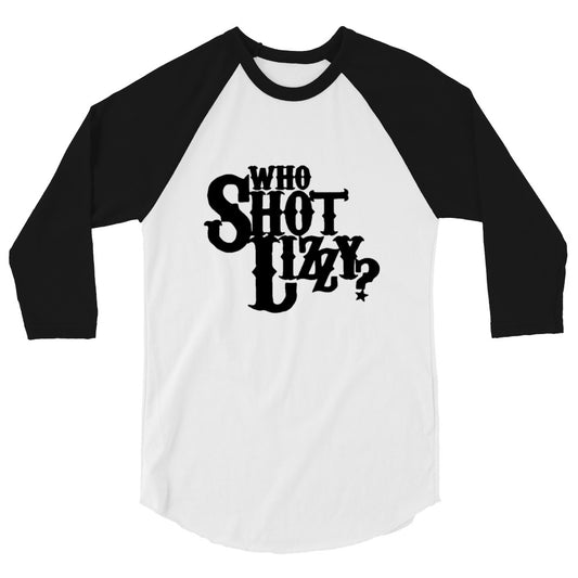 WSL on Black Letters 3/4 sleeve raglan shirt