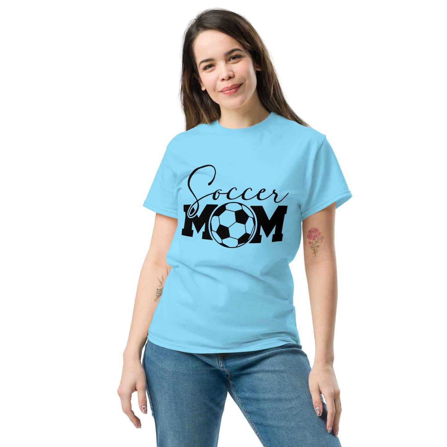 Soccer Mom TShirt Style A Black Print