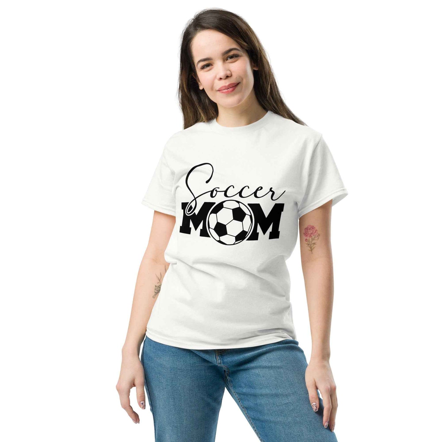 Soccer Mom TShirt Style A Black Print