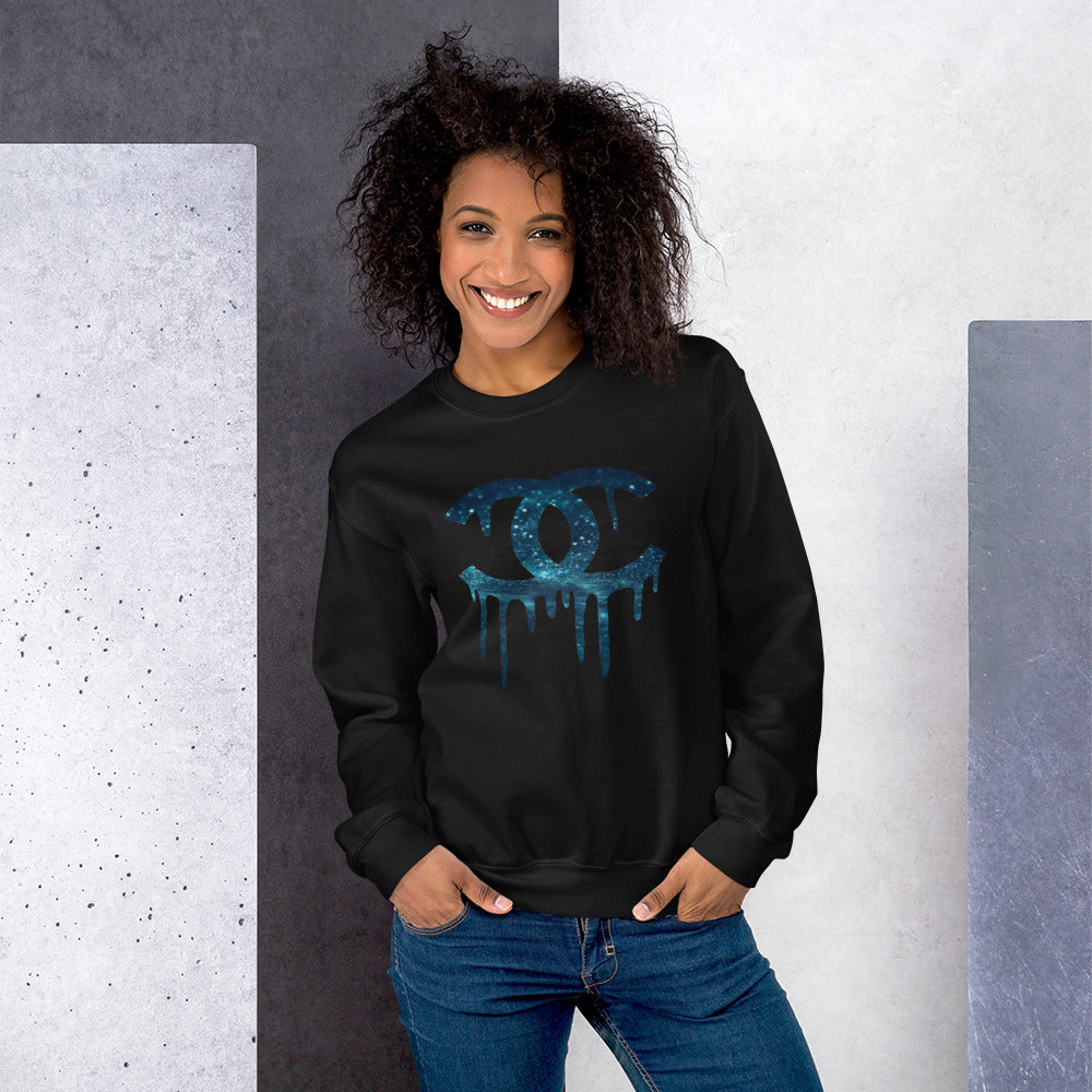 CC Drip Sweatshirt - Turquoise