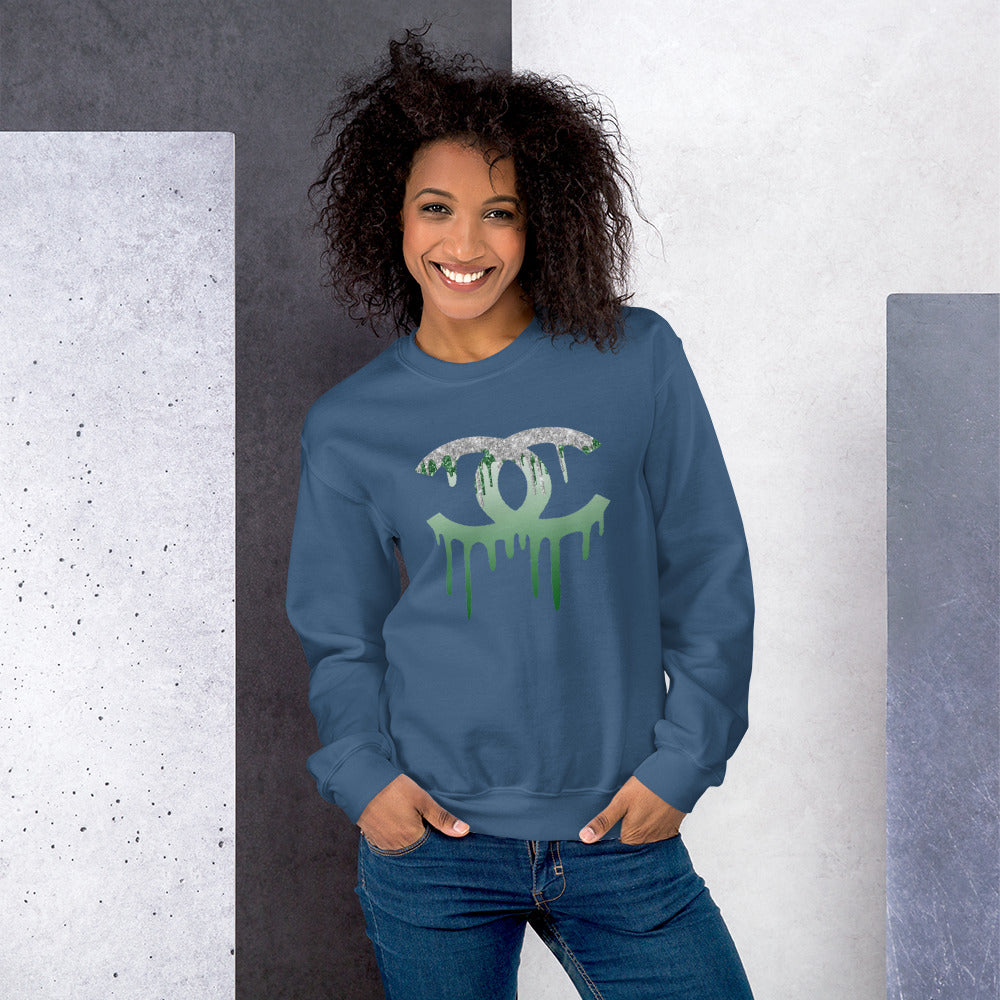 CC Drip Sweatshirt - Green