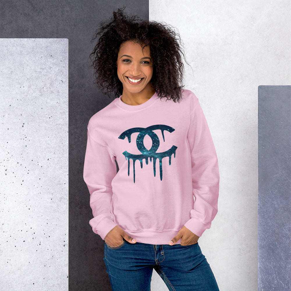 CC Drip Sweatshirt - Turquoise