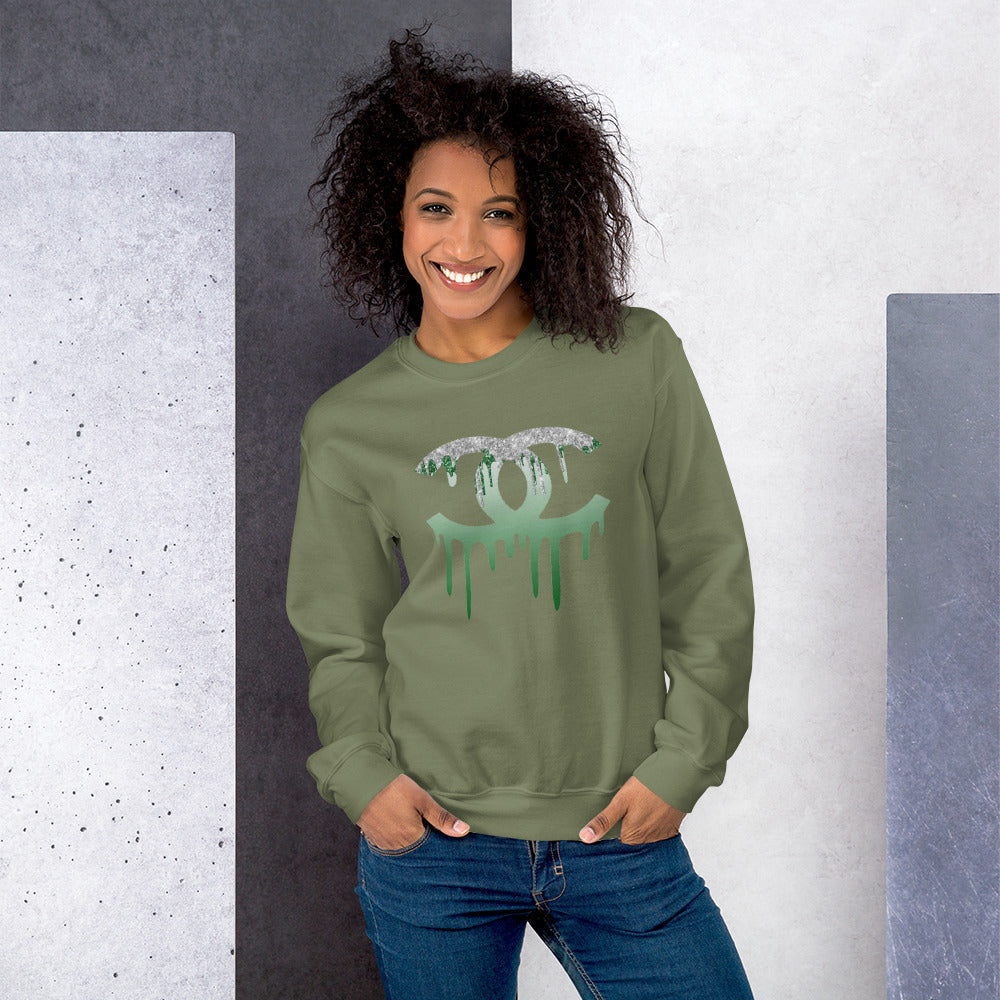 CC Drip Sweatshirt - Green