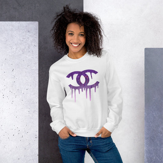 CC Drip Sweatshirt - Purple