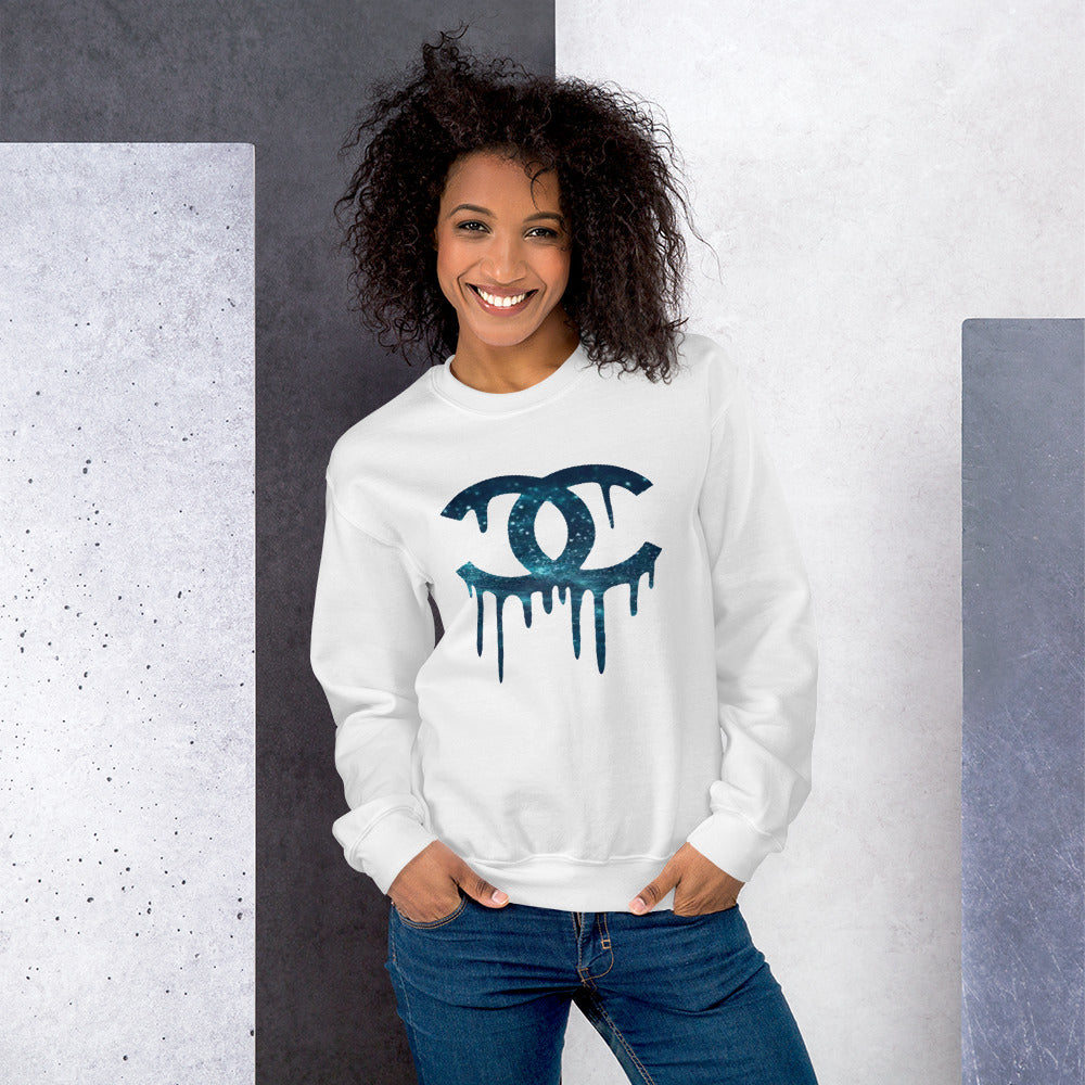 CC Drip Sweatshirt - Turquoise