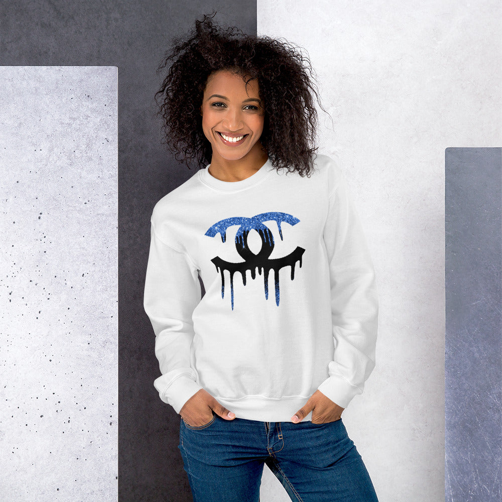 CC Drip Sweatshirt - Blue