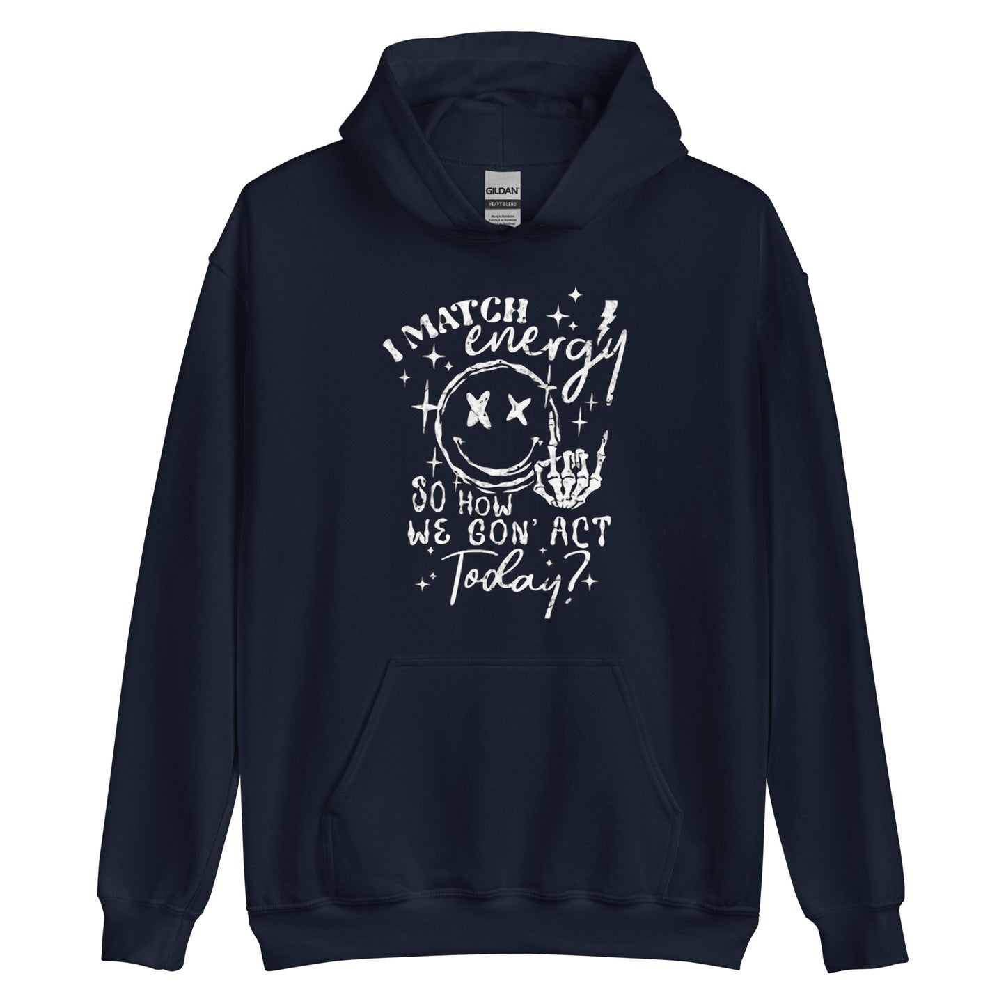 I Match Energy Unisex Hoodie - Dark