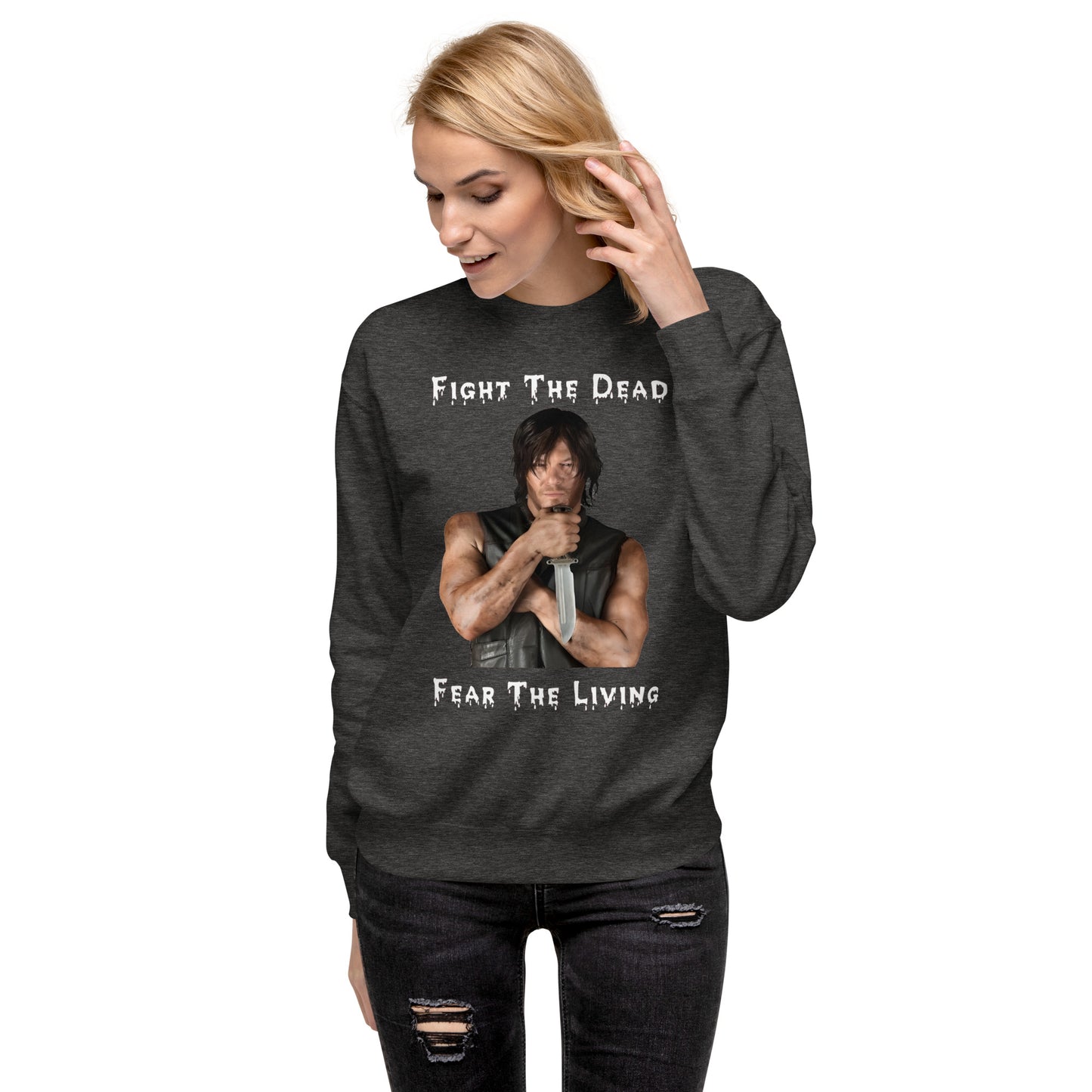 D Dixon Fight The Dead Dark Style Sweatshirt