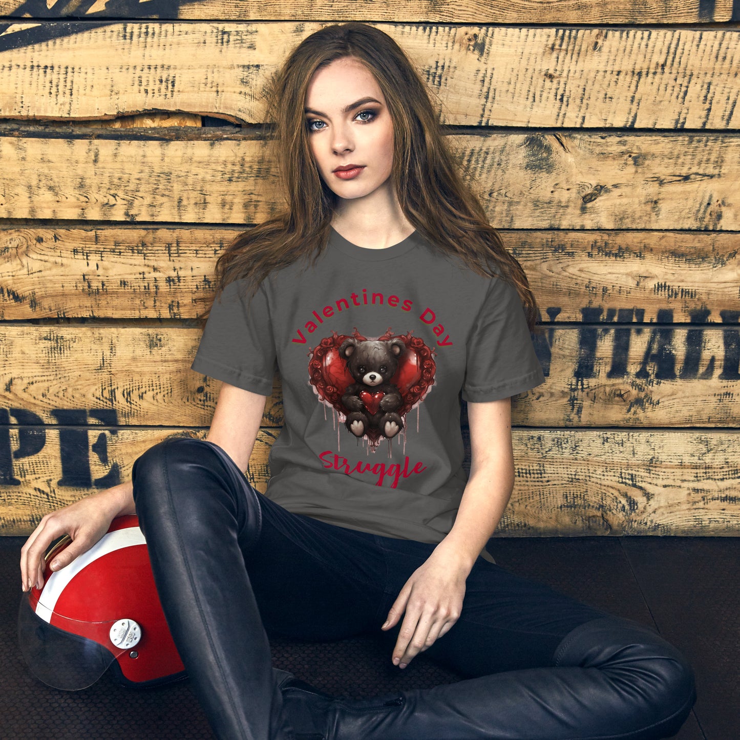 Gothic Valentines Bear t-shirt