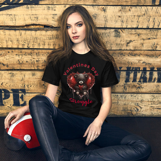 Gothic Valentines Bear t-shirt