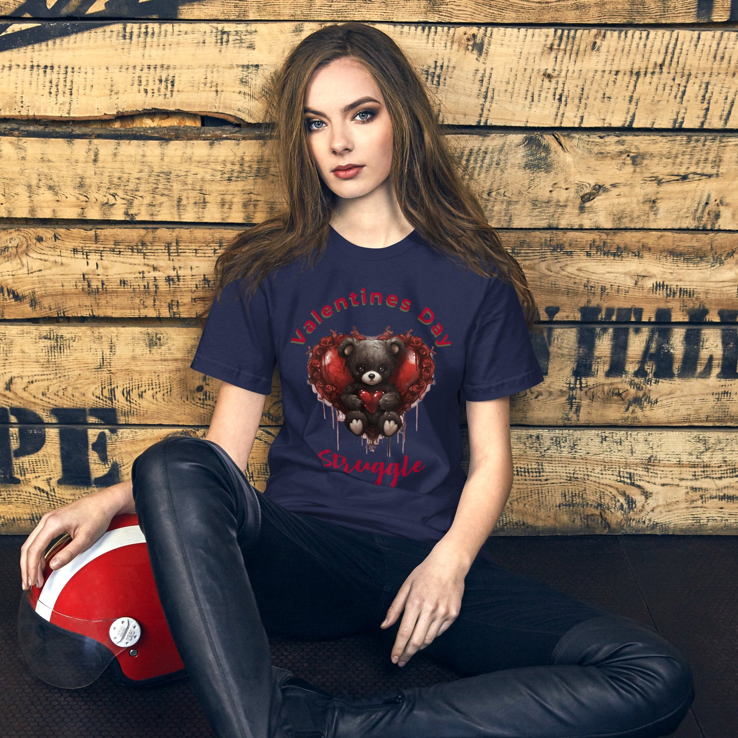 Gothic Valentines Bear t-shirt