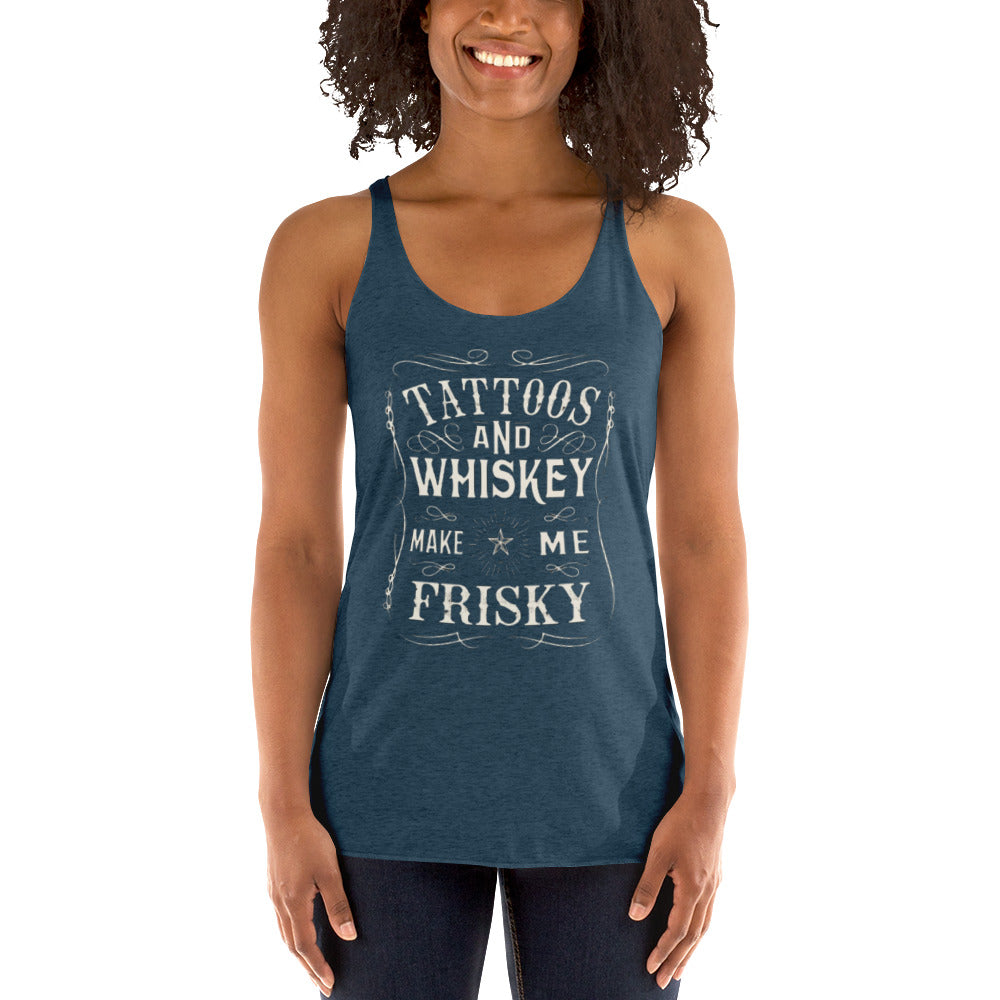 Tattoos and Whiskey Racerback Tank