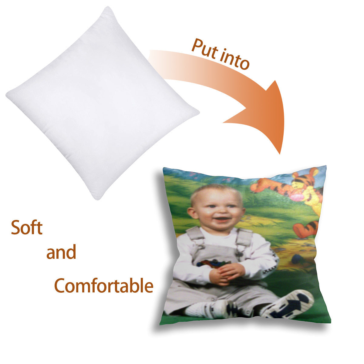 Personalized Single Sided Pillow