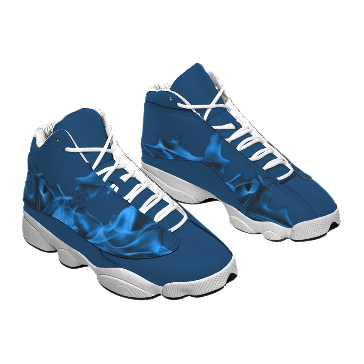 Personalized Men's Curved Basketball Shoes With Thick Soles