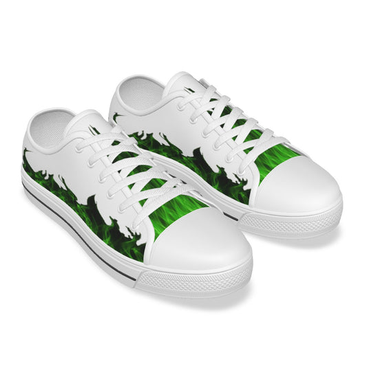 Personalized  Men's White Sole Canvas Shoes